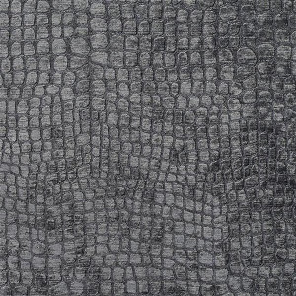 Designer Fabrics Designer Fabrics K0151U 54 in. Wide Grey Textured Alligator Shiny Woven Velvet Upholstery Fabric K0151U